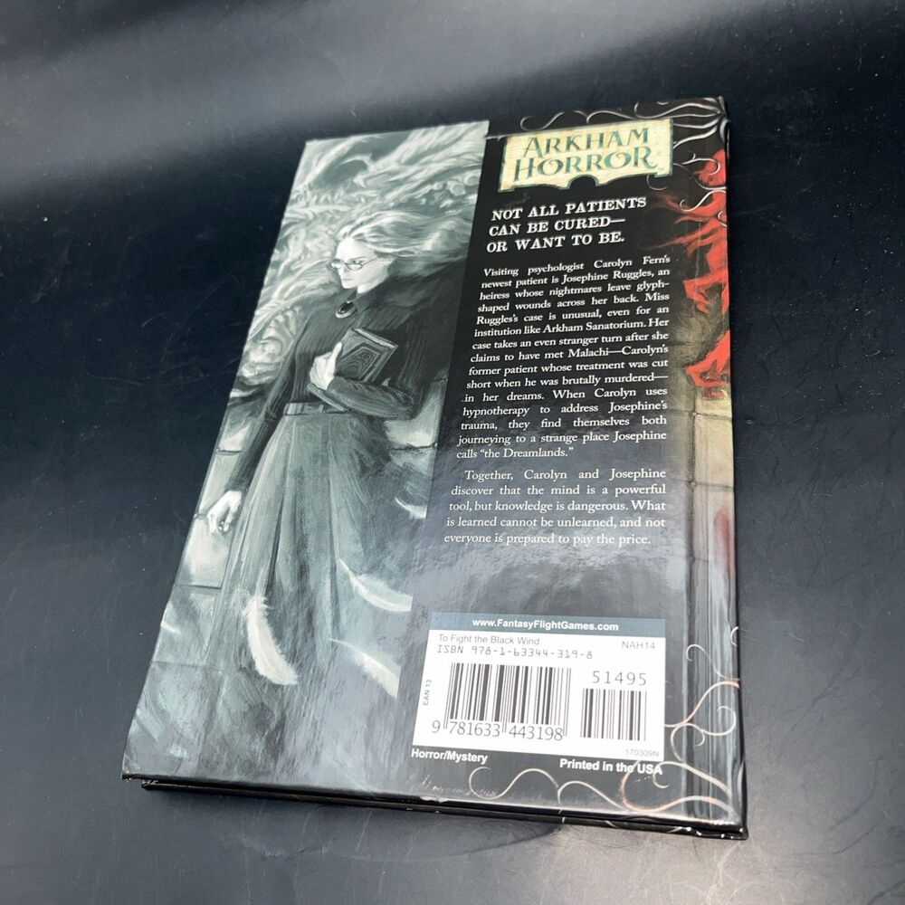 Arkham Horror Novel To Fight The Black Wind by Jennifer Brozek HC EXCELLENT - Picture 2 of 2